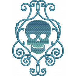 Stickdatei - Decorative Skull 1